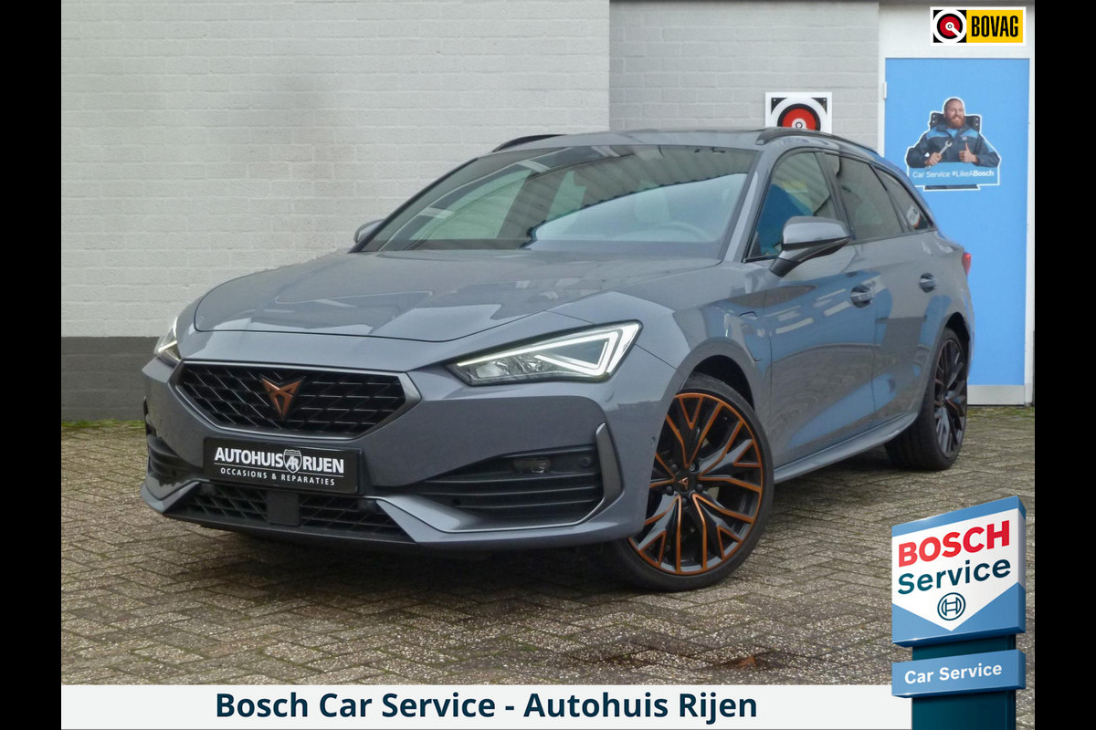 CUPRA Leon Sportstourer 1.4 e-Hybrid VZ Performance 245PK|Panodak|Stoel/Stuurverwarming|Adaptive-Cruise|Keyless-Entry|Camera