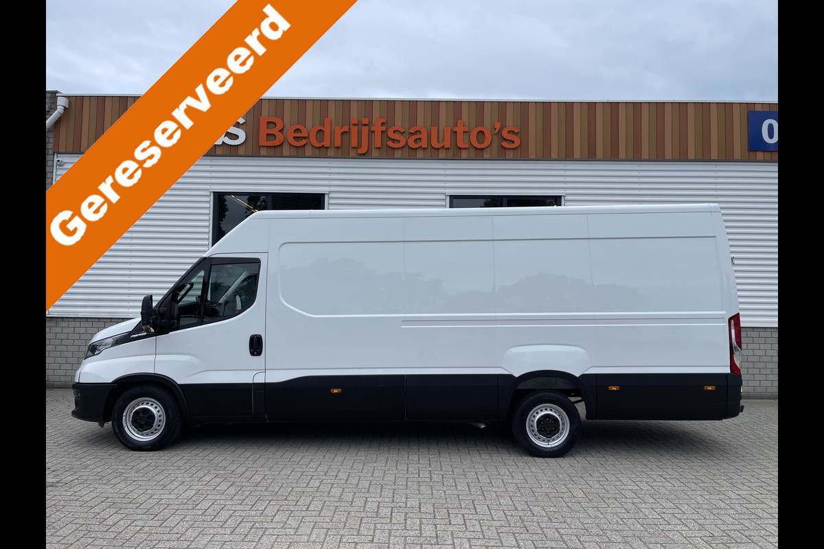 Iveco Daily 35S14V 2.3 Himatic automaat L4H2 / laadruimte 470cm lang ! / vaste prijs rijklaar € 23.950 ex btw / lease vanaf € 391 / trekhaak 3500 kg / cruise en climate control / 270 graden achterdeuren