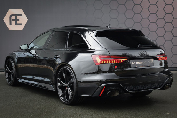 Audi A6 Avant RS 6 TFSI quattro | KERAMISCH | ACHTERASBESTURING | ADAPTIVE CRUISE | 360 CAMERA | TREKHAAK | SFEERVERLICHTING | CARBON IN