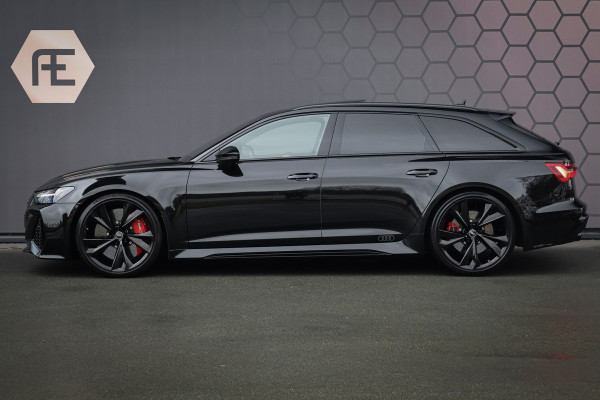 Audi A6 Avant RS 6 TFSI quattro | KERAMISCH | ACHTERASBESTURING | ADAPTIVE CRUISE | 360 CAMERA | TREKHAAK | SFEERVERLICHTING | CARBON IN