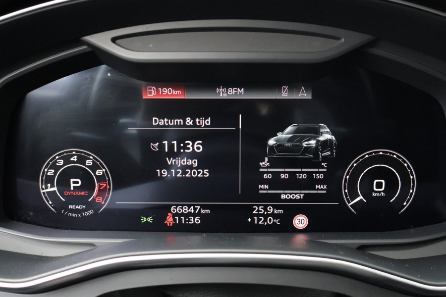 Audi A6 Avant RS 6 TFSI quattro | KERAMISCH | ACHTERASBESTURING | ADAPTIVE CRUISE | 360 CAMERA | TREKHAAK | SFEERVERLICHTING | CARBON IN