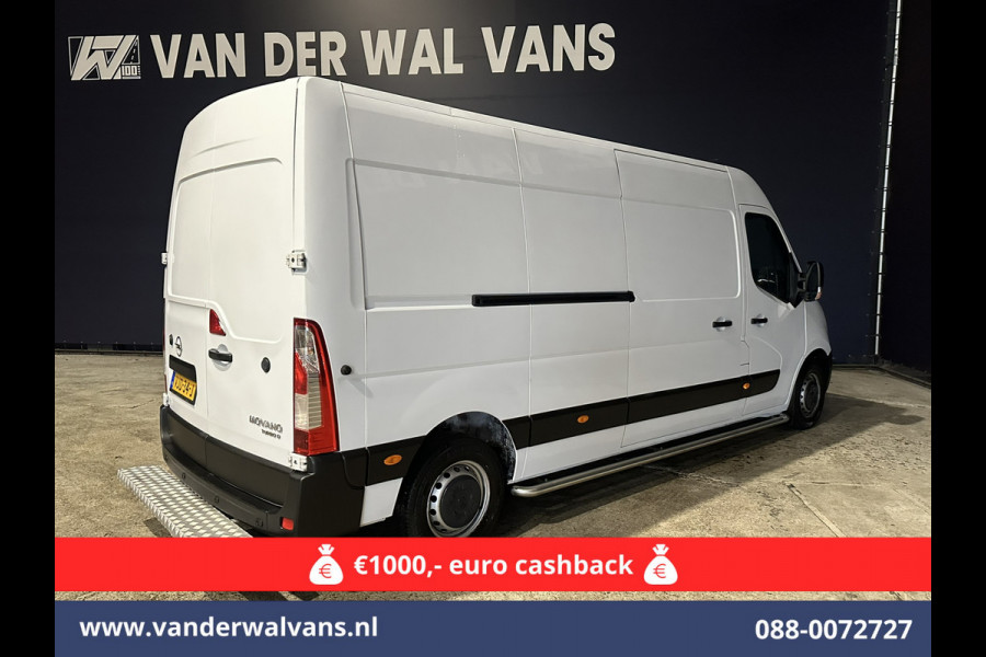 Opel Movano 2.3 CDTI L3H2 *PostNL inrichting* Euro6 Airco | Navigatie | Camera | Cruisecontrol | Parkeersensoren Doorloopdeur, 270 Gr. achterdeuren, Sidebars