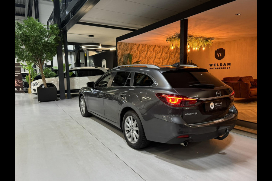 Mazda 6 2.0 SkyActiv-G 165 TS+ Garantie Trekhaak Carplay StoelVW Keyless Blindspot Cruise Clima Navi PDC Led Dab Rijklaar