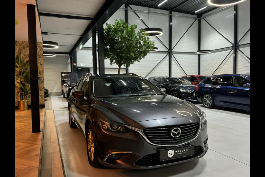 Mazda 6 2.0 SkyActiv-G 165 TS+ Garantie Trekhaak Carplay StoelVW Keyless Blindspot Cruise Clima Navi PDC Led Dab Rijklaar
