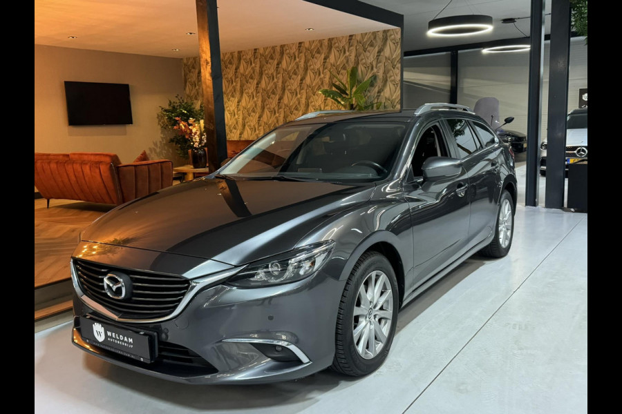 Mazda 6 2.0 SkyActiv-G 165 TS+ Garantie Trekhaak Carplay StoelVW Keyless Blindspot Cruise Clima Navi PDC Led Dab Rijklaar