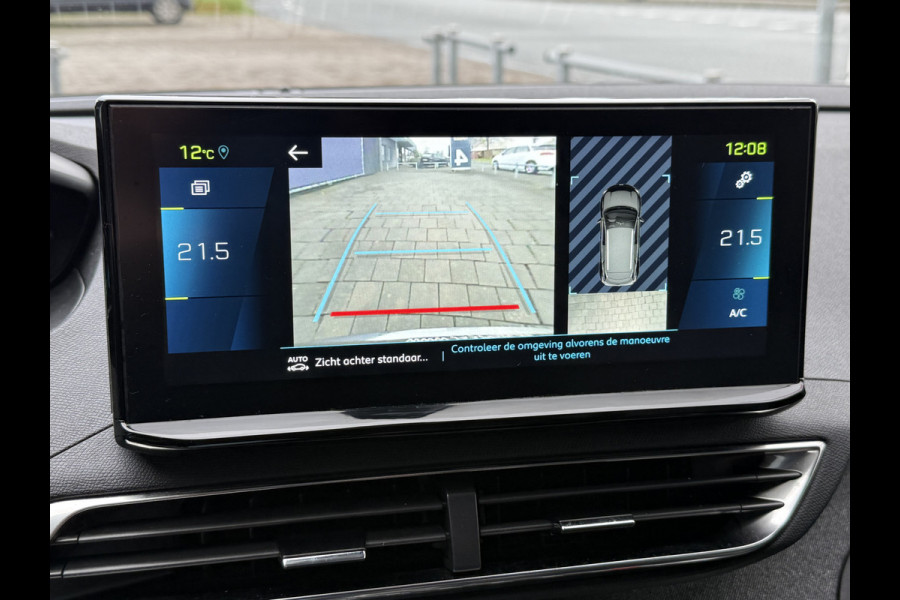 Peugeot 3008 BWJ 2022 | 1.6 HYbrid4 300PK Blue Allure | TREKHAAK | LEDER/STOF | CAMERA A | CLIMA | NAVI | CARPLAY | STOELVERW | PDC 2X |