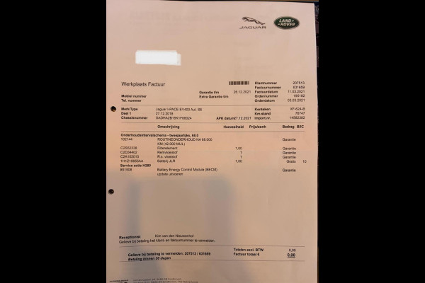 Jaguar I-PACE EV400 HSE 90 kWh / VOL met opties !