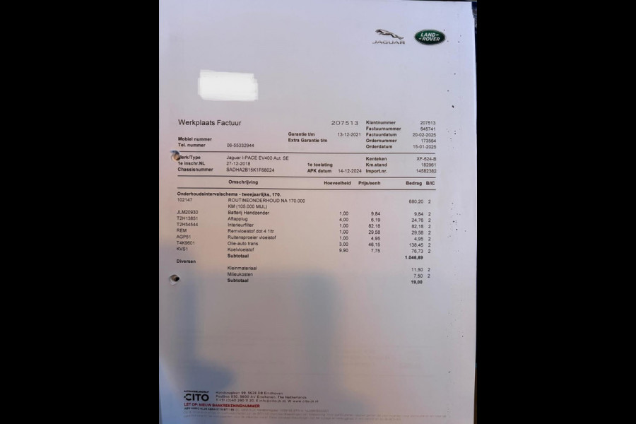 Jaguar I-PACE EV400 HSE 90 kWh / VOL met opties !