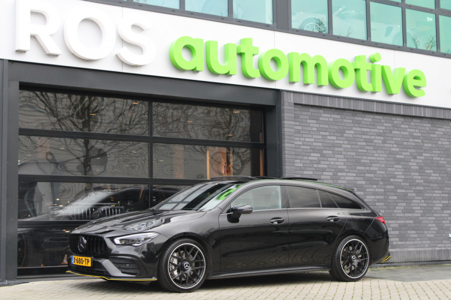 Mercedes-Benz CLA-Klasse Shooting Brake AMG 35 4MATIC Premium Plus | FULL OPTION! | SCHAALSTOELEN | STOELKOELING | PANO | HUD | BURMESTER | KEYLESS | 360 |