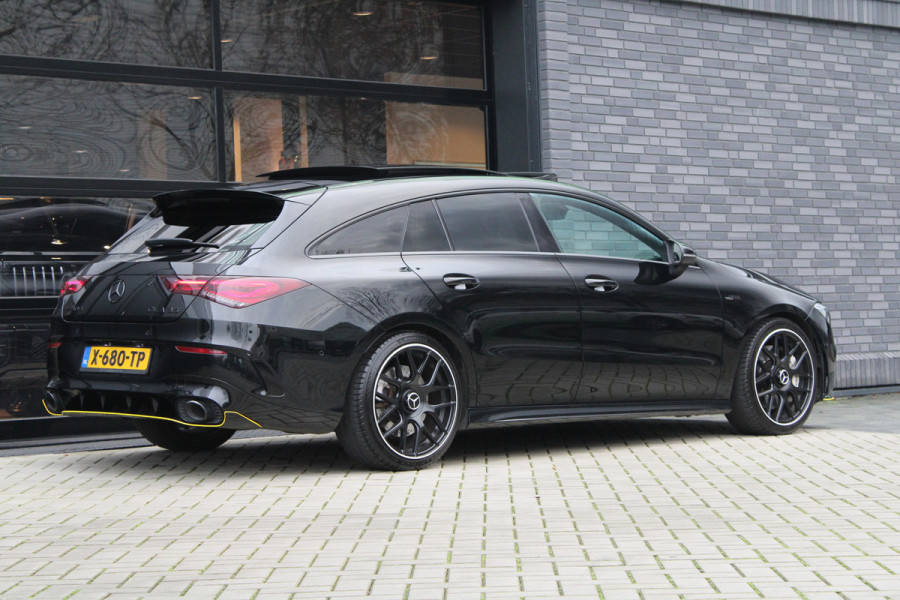 Mercedes-Benz CLA-Klasse Shooting Brake AMG 35 4MATIC Premium Plus | FULL OPTION! | SCHAALSTOELEN | STOELKOELING | PANO | HUD | BURMESTER | KEYLESS | 360 |