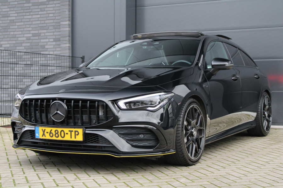 Mercedes-Benz CLA-Klasse Shooting Brake AMG 35 4MATIC Premium Plus | FULL OPTION! | SCHAALSTOELEN | STOELKOELING | PANO | HUD | BURMESTER | KEYLESS | 360 |