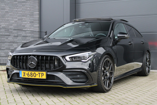 Mercedes-Benz CLA-Klasse Shooting Brake AMG 35 4MATIC Premium Plus | FULL OPTION! | SCHAALSTOELEN | STOELKOELING | PANO | HUD | BURMESTER | KEYLESS | 360 |