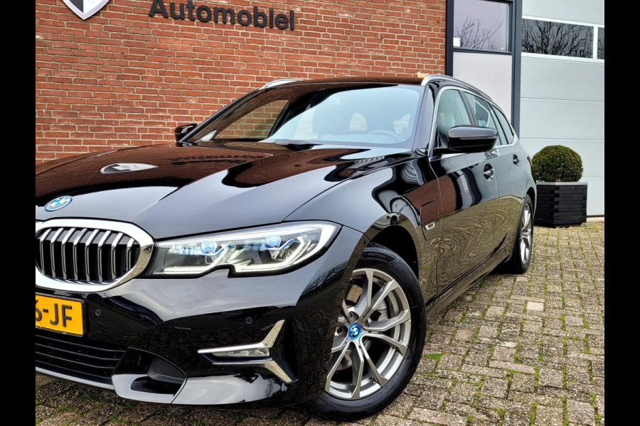 BMW 3 Serie Touring 320e LUXURY, Mokka Sport-leder, Stuurverw. Laser (1e eig. NL NAP)