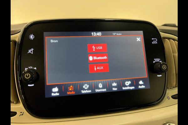 Fiat 500 0.9 TwinAir Turbo Collezione / NL-auto / Pano / Clima