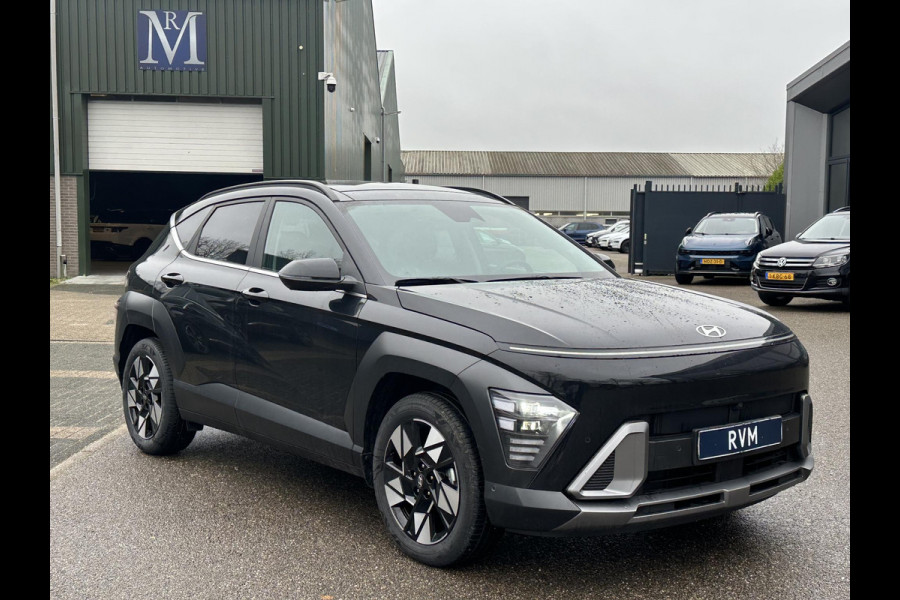 Hyundai Kona 1.6 GDI HEV Premium Sky FULL HYBRID | NIEUWE AUTO MET REGISTRATIE | VOLLE AUTO! | FABR GARANTIE T/M 12-2029| PANO | STOEL VENTILATIE EN VERWARMING| STUUR VERWARMING| SUPER COMPLEET!|