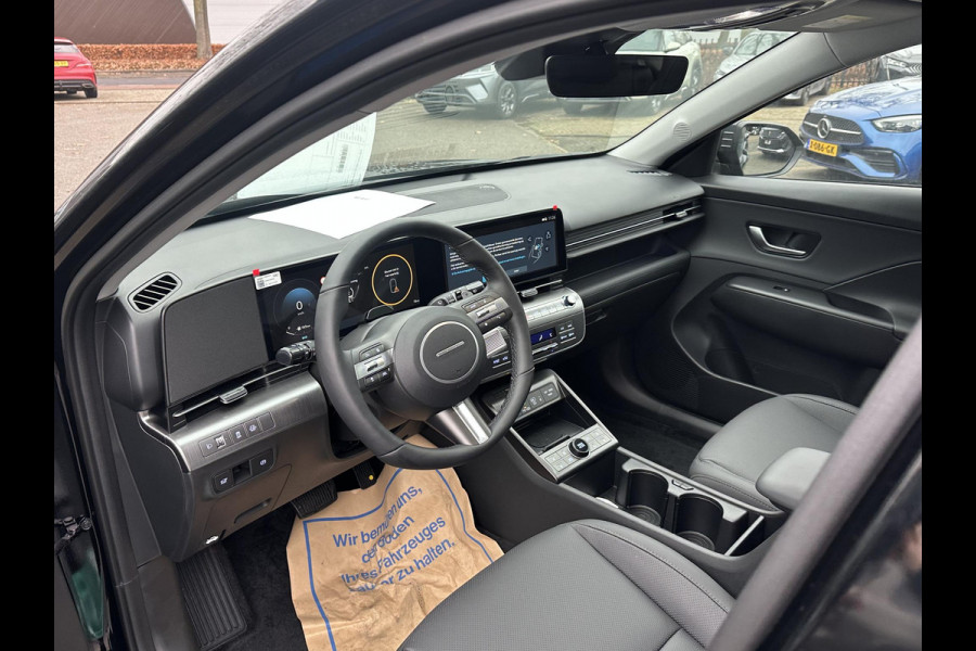 Hyundai Kona 1.6 GDI HEV Premium Sky FULL HYBRID | NIEUWE AUTO MET REGISTRATIE | VOLLE AUTO! | FABR GARANTIE T/M 12-2029| PANO | STOEL VENTILATIE EN VERWARMING| STUUR VERWARMING| SUPER COMPLEET!|