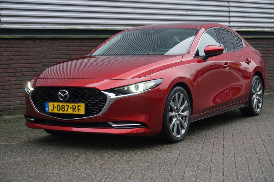 Mazda 3 2.0 e-SkyActiv-X M Hybrid 180PK Luxury/Leer/18Inch /Bose/Head-Up/Trekhaak.