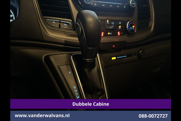 Ford Transit Custom 2.0 TDCI 131pk Automaat L2H1 Dubbele Cabine Euro6 Airco | 6-Zits | Camera | Navigatie | Apple Carplay | LED Cruisecontrol, Android Auto, Trekhaak, Stoelverwarming, Verwarmde voorruit, Parkeersensoren