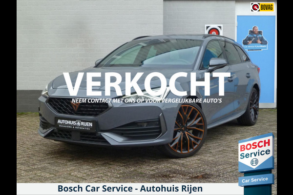 CUPRA Leon Sportstourer 1.4 e-Hybrid VZ Performance 245PK|Panodak|Stoel/Stuurverwarming|Adaptive-Cruise|Keyless-Entry|Camera