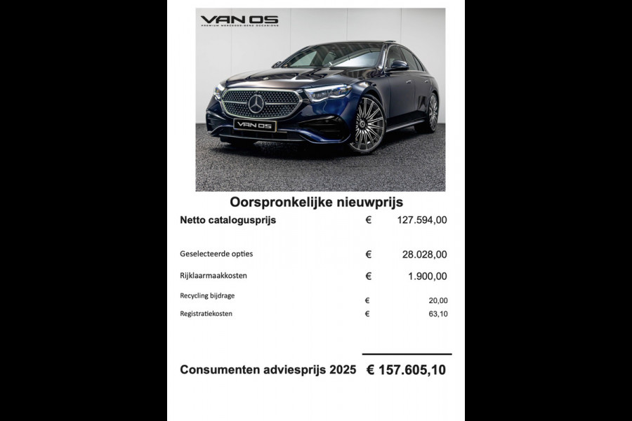 Mercedes-Benz E-Klasse E 450 d 4MATIC AMG Line | BTW | Compleet | NP 157.000