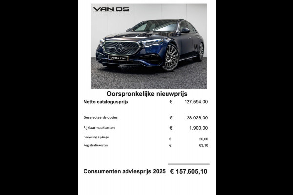 Mercedes-Benz E-Klasse E 450 d 4MATIC AMG Line | BTW | Compleet | NP 157.000