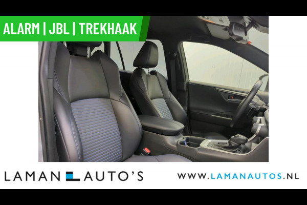 Toyota RAV4 2.5 Hybrid 218pk Bi-Tone | Alarm JBL CarPlay Halfleder Trekhaak ECC Nav 18" LMV ACC Camera Metallic | Hybrid Voorschoten