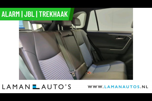 Toyota RAV4 2.5 Hybrid 218pk Bi-Tone | Alarm JBL CarPlay Halfleder Trekhaak ECC Nav 18" LMV ACC Camera Metallic | Hybrid Voorschoten