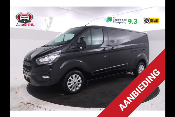 Ford Transit Custom 320 2.0 TDCI L2H1 Limited DC 170Pk, 5 Pers. Leer, 2x schuifdeur