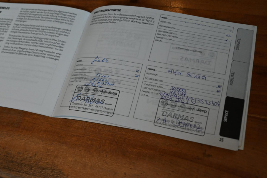 Alfa Romeo Giulia 2.0T Super 200 PK Aut. Xenon Leder Keyless PDC Camera 18''