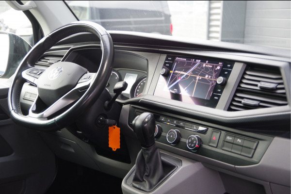 Volkswagen Transporter 2.0 TDI L2 150PK AUT. DC-5P, LED, 2X SCHUIFDEUR, TREKHAAK, NAVI, CRUISE, LEDER STUUR, PARKEERSENSOREN, MISTLAMPEN, DUBBELE CABIN