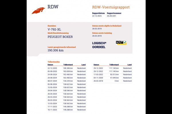 Peugeot Boxer 2.0 BlueHDI 131pk Euro 6 L2H2 - Cruise - Navi - Trekhaak 2,5t KG