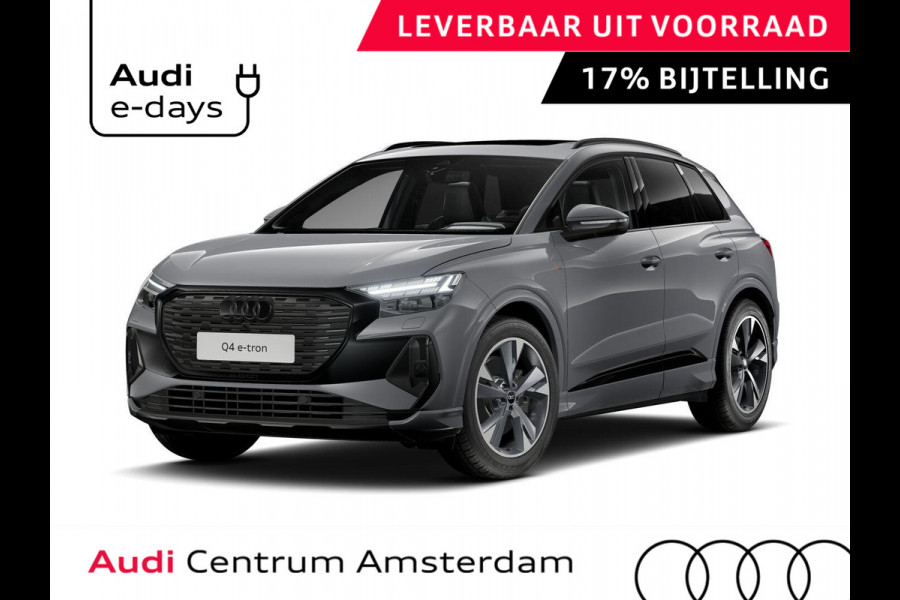 Audi Q4 e-tron 45 S edition Competition 82 kWh 286 pk | Assistentiepakket plus | Glazen panoramadak | Comfortsleutel | Comfortpakket |