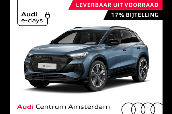 Audi Q4 e-tron 45 S edition Competition 82 kWh 286 pk | Assistentiepakket plus | Comfortpakket | Optiekpakket zwart plus | Ambient verlichting |