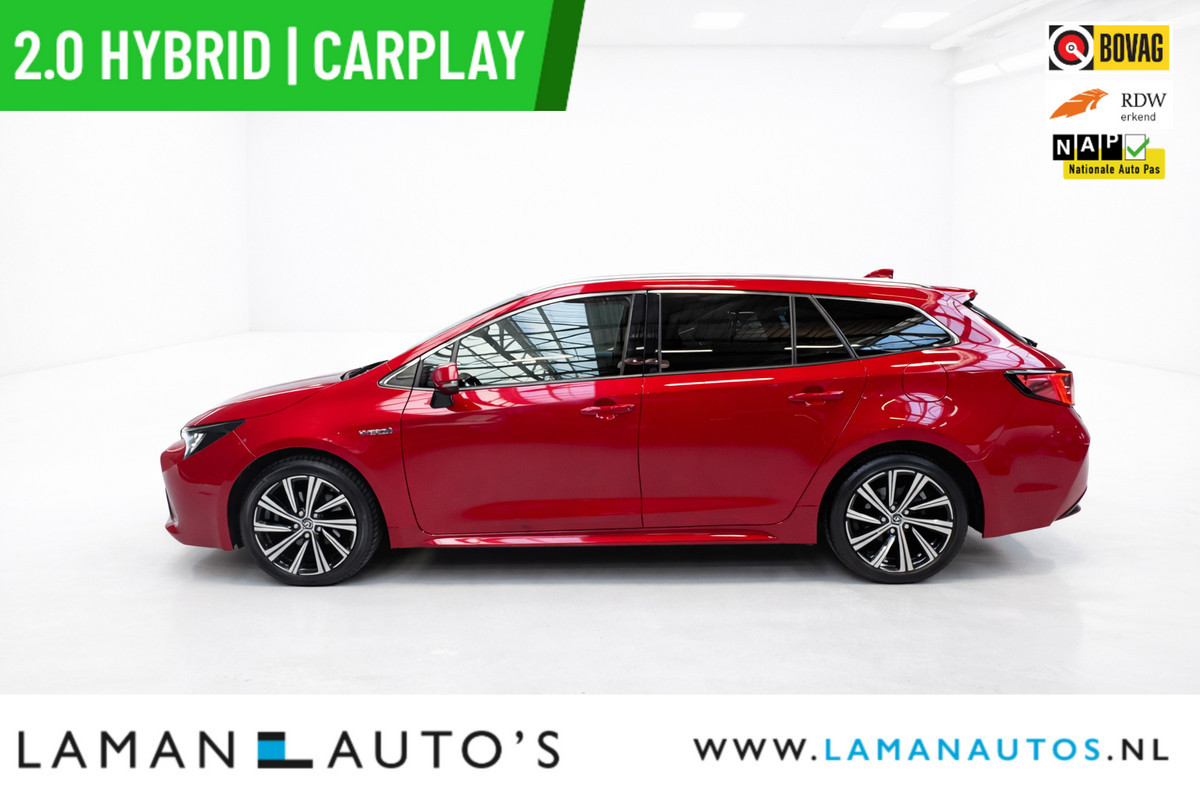 Toyota Corolla Touring Sports 2.0 Hybrid 184pk Business Plus | CarPlay Halfleder 17" LMV ECC LED ACC Camera Metallic | Hybrid Voorschoten