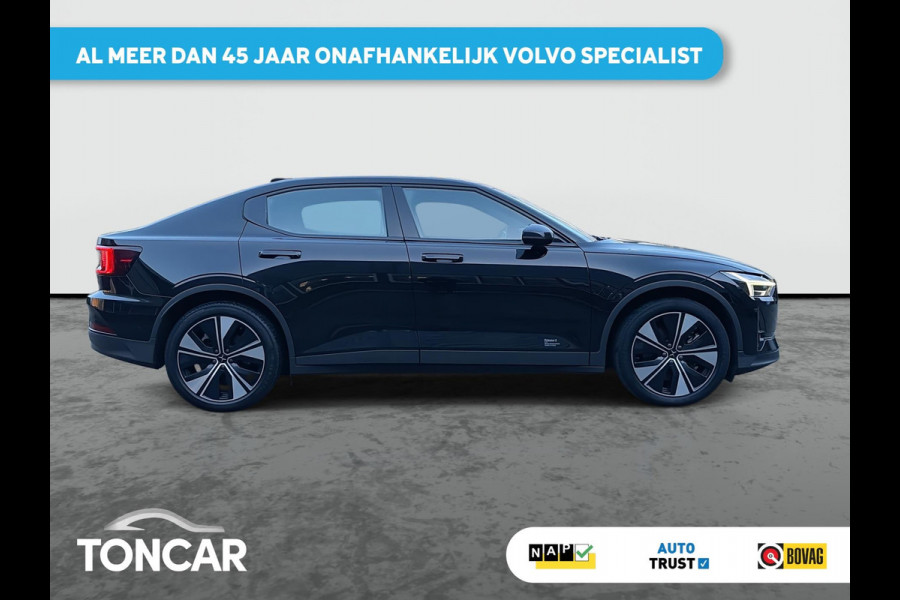 Polestar 2 Long Range Single Motor 78 kWh SOH 93% | 360 camera | Pilot Assist | Park Assist | 19" LM | Stoelverwarming | Android