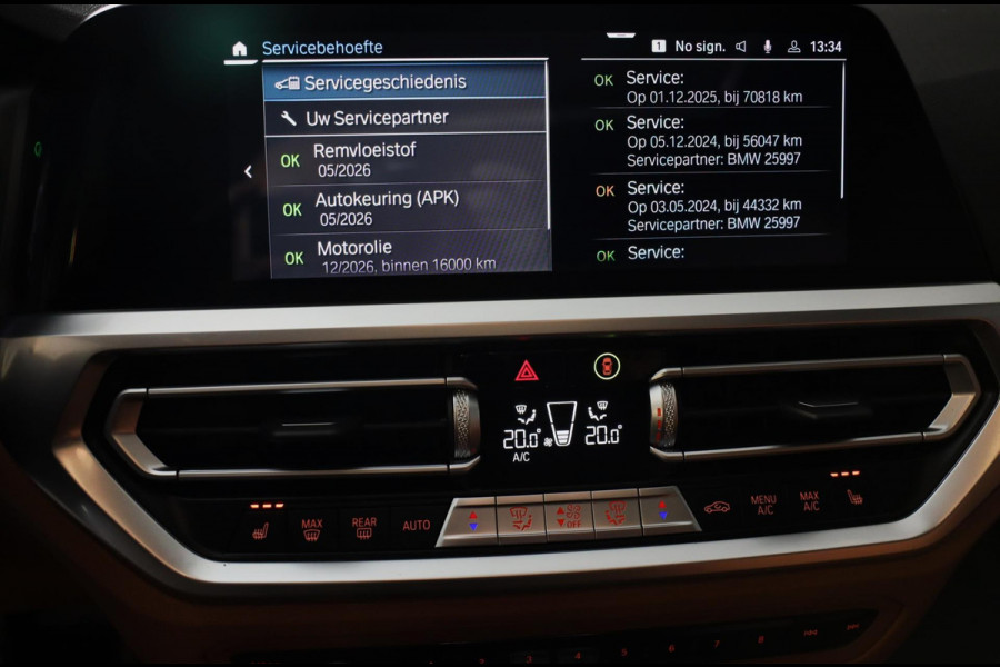 BMW 3-serie 330e High Executive M Sport / Head Up / Memory / Acc / Lane Assist / Dode Hoek / Open Dak / Cognac Leder / Camera /Led