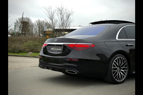 Mercedes-Benz S-Klasse 580 e AMG Panoramadak|4D Burmester®|Softclose|Head-Up|Achterasbesturing|Luxe leder|Stuur verw.|Stoel vent.
