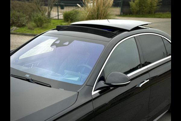 Mercedes-Benz S-Klasse 580 e AMG Panoramadak|4D Burmester®|Softclose|Head-Up|Achterasbesturing|Luxe leder|Stuur verw.|Stoel vent.