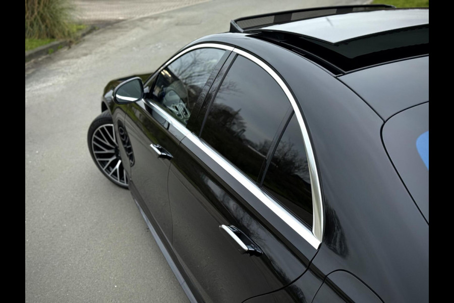 Mercedes-Benz S-Klasse 580 e AMG Panoramadak|4D Burmester®|Softclose|Head-Up|Achterasbesturing|Luxe leder|Stuur verw.|Stoel vent.