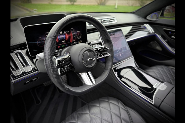 Mercedes-Benz S-Klasse 580 e AMG Panoramadak|4D Burmester®|Softclose|Head-Up|Achterasbesturing|Luxe leder|Stuur verw.|Stoel vent.