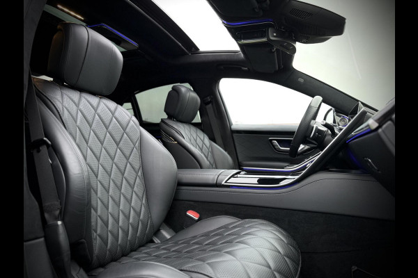 Mercedes-Benz S-Klasse 580 e AMG Panoramadak|4D Burmester®|Softclose|Head-Up|Achterasbesturing|Luxe leder|Stuur verw.|Stoel vent.