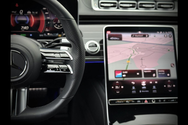 Mercedes-Benz S-Klasse 580 e AMG Panoramadak|4D Burmester®|Softclose|Head-Up|Achterasbesturing|Luxe leder|Stuur verw.|Stoel vent.