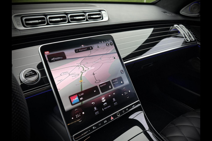 Mercedes-Benz S-Klasse 580 e AMG Panoramadak|4D Burmester®|Softclose|Head-Up|Achterasbesturing|Luxe leder|Stuur verw.|Stoel vent.