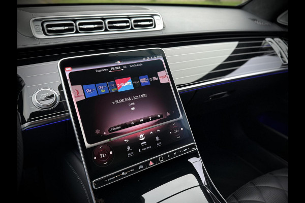 Mercedes-Benz S-Klasse 580 e AMG Panoramadak|4D Burmester®|Softclose|Head-Up|Achterasbesturing|Luxe leder|Stuur verw.|Stoel vent.