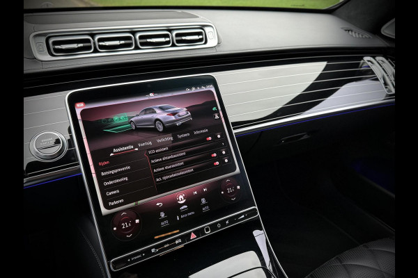 Mercedes-Benz S-Klasse 580 e AMG Panoramadak|4D Burmester®|Softclose|Head-Up|Achterasbesturing|Luxe leder|Stuur verw.|Stoel vent.