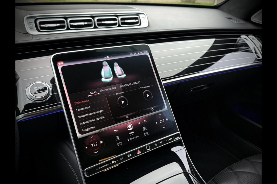 Mercedes-Benz S-Klasse 580 e AMG Panoramadak|4D Burmester®|Softclose|Head-Up|Achterasbesturing|Luxe leder|Stuur verw.|Stoel vent.