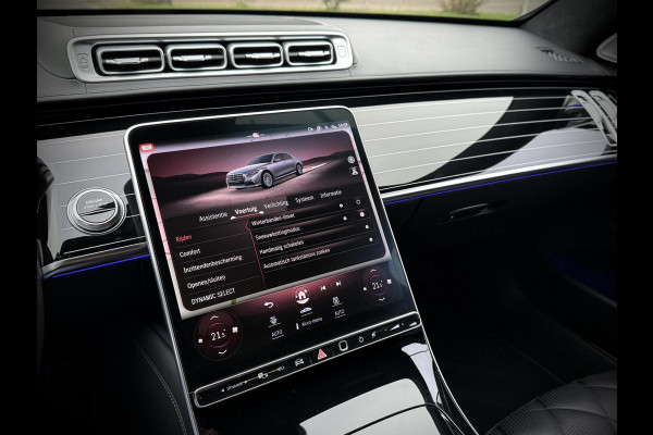Mercedes-Benz S-Klasse 580 e AMG Panoramadak|4D Burmester®|Softclose|Head-Up|Achterasbesturing|Luxe leder|Stuur verw.|Stoel vent.