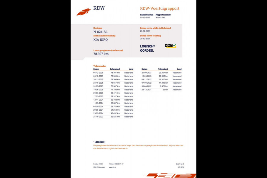 Kia e-Niro 64 kWh|100% SOH|NIEUWE LOGO|FACELIFT|3-FASE|TREKHAAK|1/2 LEDER|ACC|APPLE CARPLAY/ANDROID AUT|CAMERA|1e EIG|NL-AUTO|NAP|