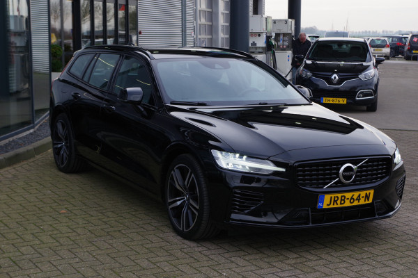 Volvo V60 2.0 T8 Recharge 390 PK AWD R-Design PHEV, Trekhaak, 360 Camera, Memory, H/K Sound, Adap. Cruise Control