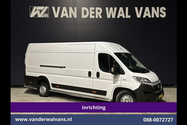 Fiat Ducato 3.0 NP 136pk L4H2 Post NL inrichting Euro6 Airco | Camera | Sidebars | 270 graden achterdeuren, schappen, doorloopdeur
